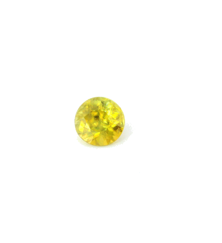 0.69 carat YELLOW Round Sphene (1)
