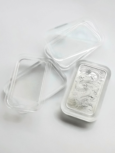 Rectangular capsules for coins (3)