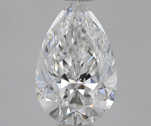 1.4 carat D-VS2 Natūralus Pear Deimantas (1)