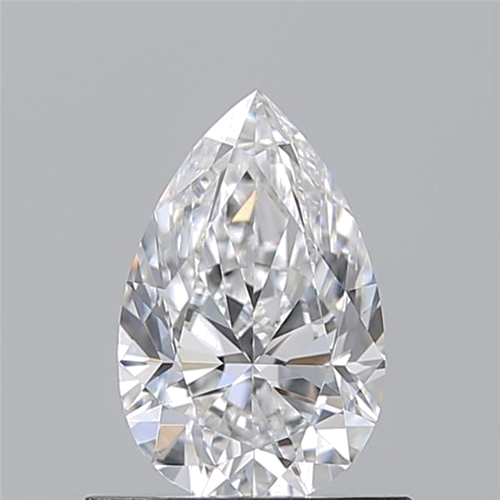 0.71 carat D-VVS2 Natūralus Pear Deimantas (1)