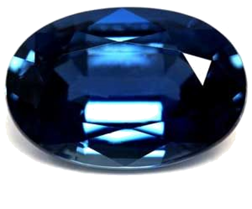 0.58 carat BLUE Oval Safyras (1)