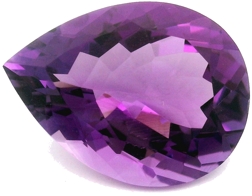 9.18 carat PURPLE Pear Amethyst (1)