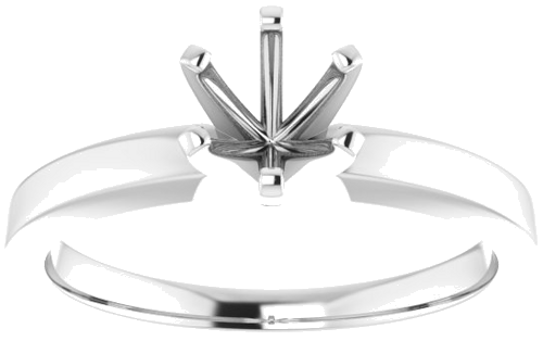 Sužadėtuvių Žiedas „Solitaire“ 925 Sidabro Round 5.5mm (3)