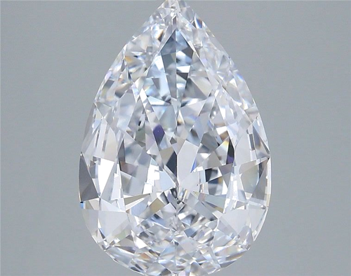3.0 carat D-IF Natūralus Pear Deimantas (1)