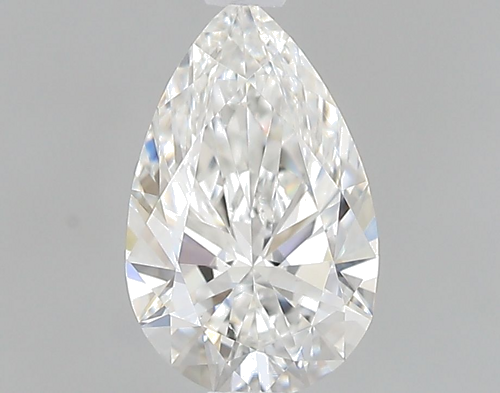 0.6 carat F-VS2 Natūralus Pear Deimantas (1)