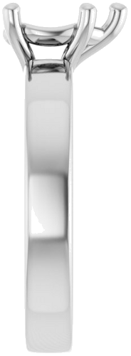 Sužadėtuvių Žiedas „Solitaire“ 14k white gold Pear 8mm x 6mm (4)