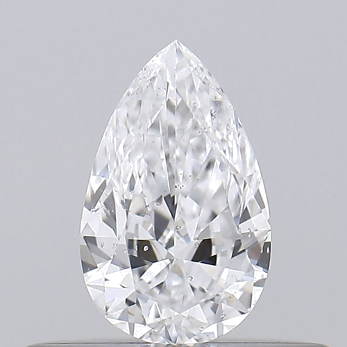 0.28 carat D-SI2 Natūralus Pear Deimantas (1)