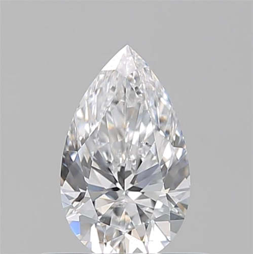 0.5 carat D-SI1 Natūralus Pear Deimantas (1)