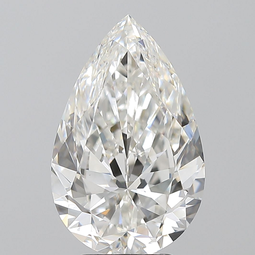 4.01 carat G-VS1 Natūralus Pear Deimantas (1)