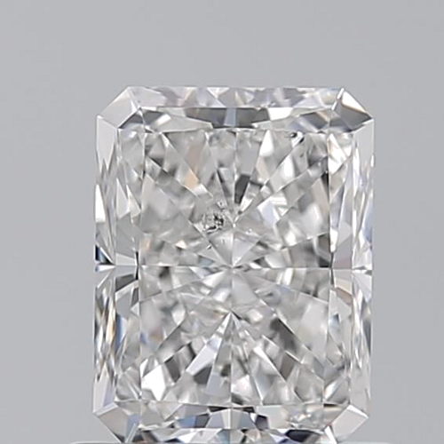 1.01 carat F-SI2 Natūralus Radiant Deimantas (1)