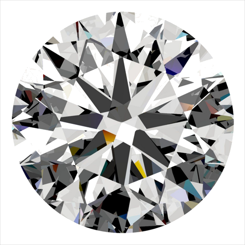 0.3 carat G-VVS2 Very Good cut Natūralus Round Deimantas (1)