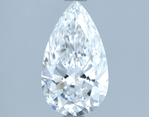 1.51 carat D-VVS2 Natūralus Pear Deimantas (1)