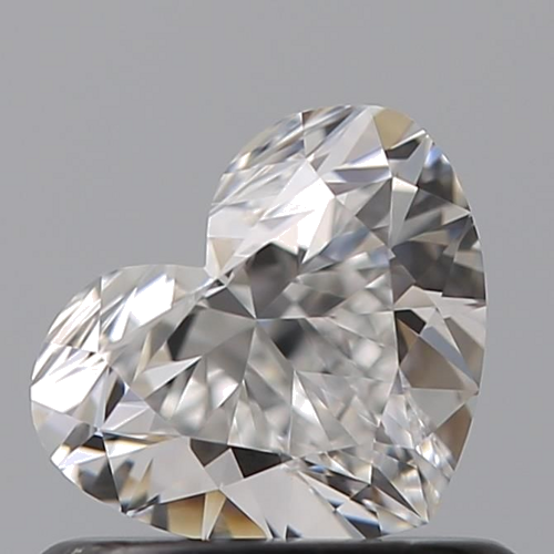 0.6 carat E-VS2 Natūralus Heart Deimantas (1)