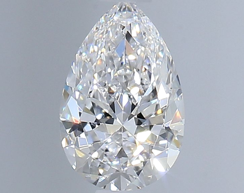 0.5 carat D-VS1 Natūralus Pear Deimantas (1)