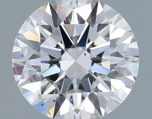 0.53 carat F-SI1 Excellent cut Natūralus Round Deimantas (1)