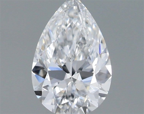 0.35 carat D-VVS2 Natūralus Pear Deimantas (1)