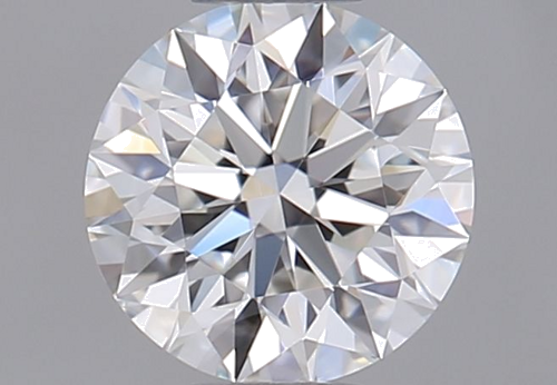 0.41 carat F-VVS1 Excellent cut Natūralus Round Deimantas (1)