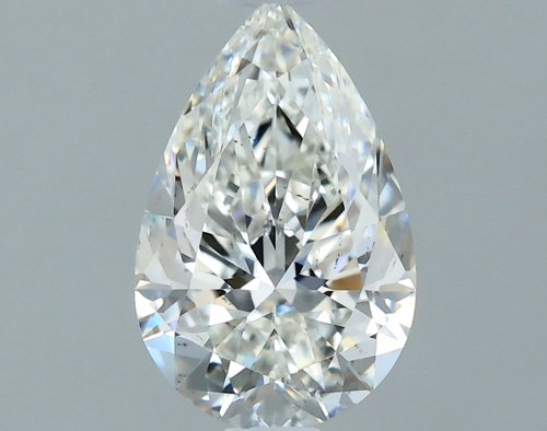 0.77 carat H-SI1 Natūralus Pear Deimantas (1)