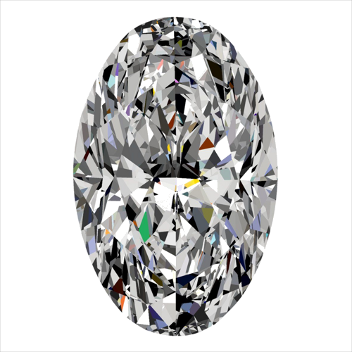 0.3 carat I-VS2 Natūralus Oval Deimantas (1)
