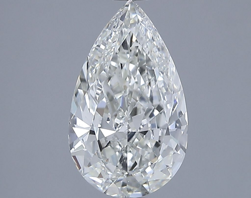 1.8 carat I-SI1 Natūralus Pear Deimantas (1)