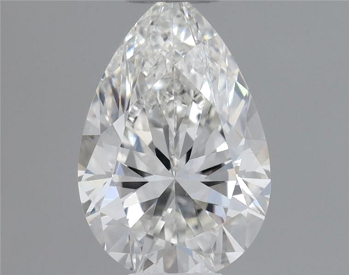 0.45 carat H-SI1 Natūralus Pear Deimantas (1)