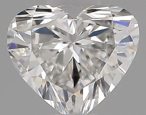 0.33 carat F-VVS2 Natūralus Heart Deimantas (1)
