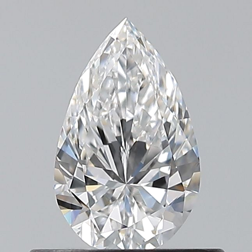 0.5 carat E-VVS1 Natūralus Pear Deimantas (1)