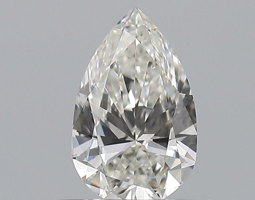 0.49 carat G-VVS2 Natūralus Pear Deimantas (1)