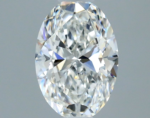 0.4 carat F-VVS2 Natūralus Oval Deimantas (1)