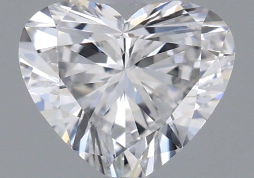 0.31 carat D-VVS1 Natūralus Heart Deimantas (1)