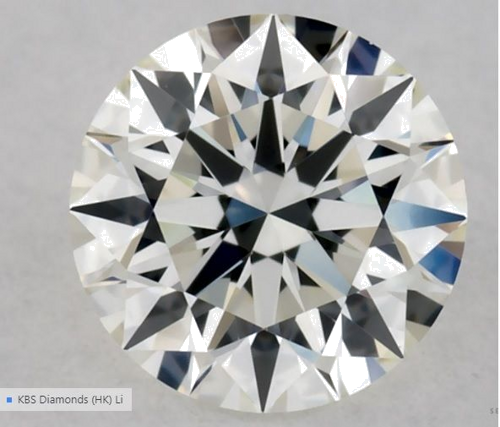 0.32 carat J-VS1 Excellent cut Natūralus Round Deimantas (1)