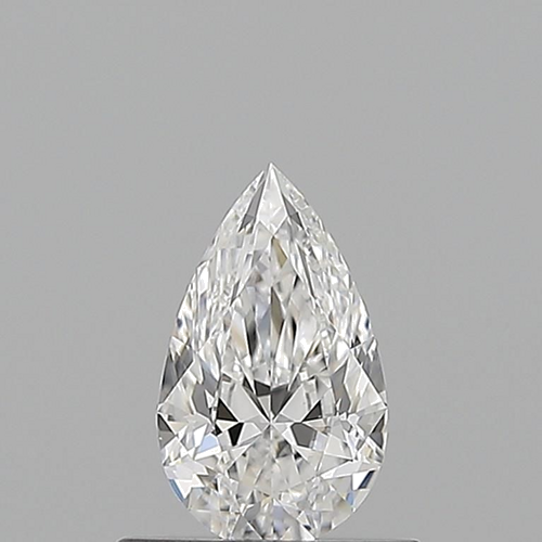 0.5 carat E-VVS2 Natūralus Pear Deimantas (1)