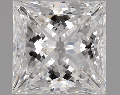 0.51 carat F-VVS1 Natūralus Princess Deimantas (1)