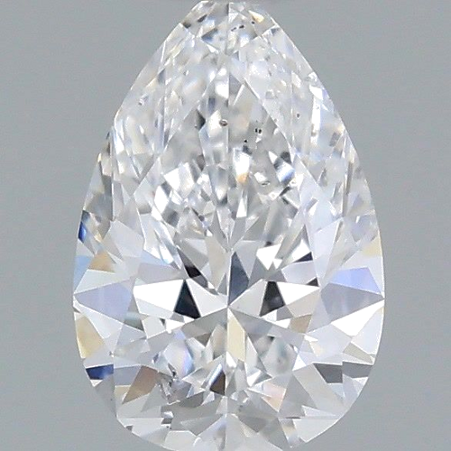 0.4 carat D-SI1 Natūralus Pear Deimantas (1)