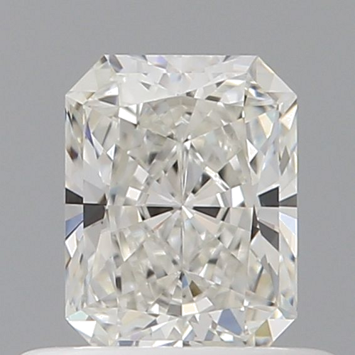 0.51 carat H-VVS1 Natūralus Radiant Deimantas (1)