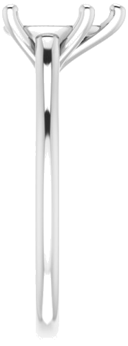 Sužadėtuvių Žiedas „Solitaire“ 585 Baltojo Aukso Pear Shape 9mm x 6mm (4)