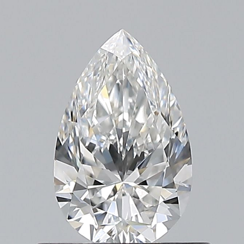 0.6 carat F-VS1 Natūralus Pear Deimantas (1)