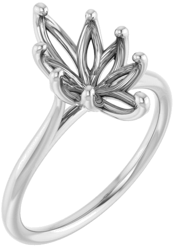 Sužadėtuvių Žiedas „Cathedral-Style Solitaire“ 14k white gold Marquise 12.5mm x 6.5mm (1)