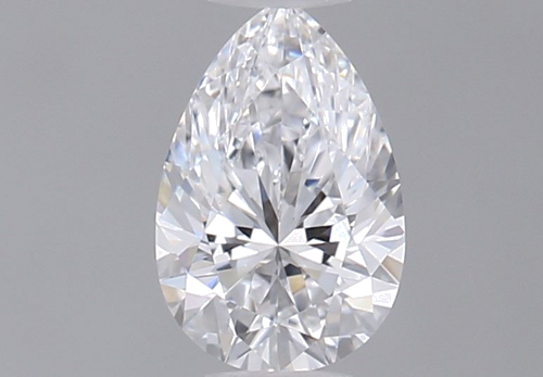 0.33 carat D-VVS2 Natūralus Pear Deimantas (1)