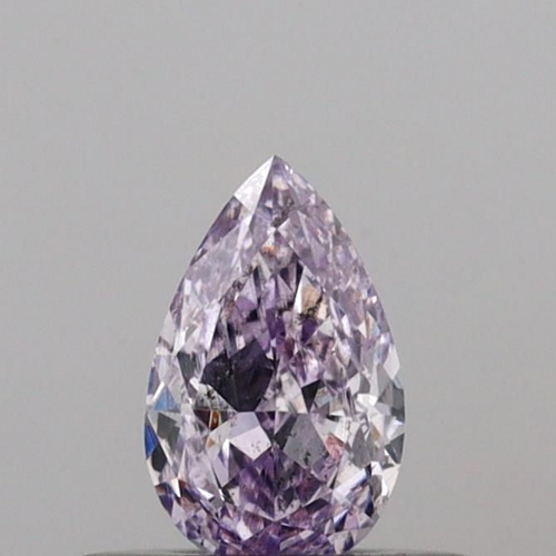 0.26 carat Fancy Pinkish Purple-SI2 Natūralus Pear Deimantas (1)