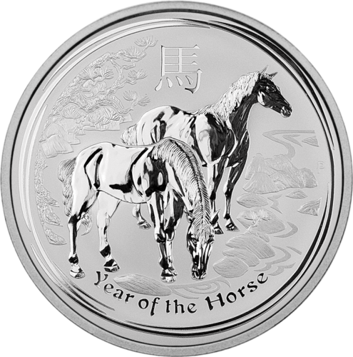 1 kg Year of the Horse 2014 (Lunar II) Australia Silver Coin (1)