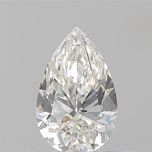 0.6 carat H-VVS2 Natūralus Pear Deimantas (1)
