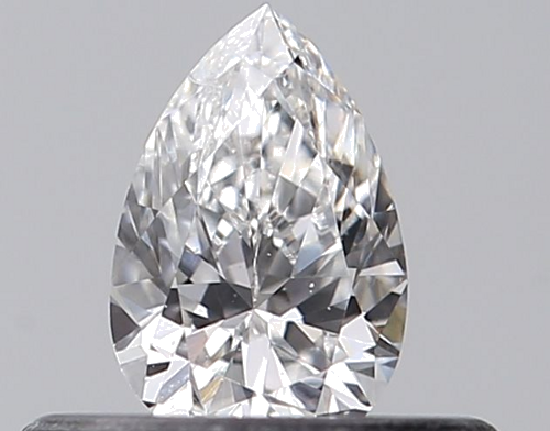 0.28 carat E-VS2 Natūralus Pear Deimantas (1)