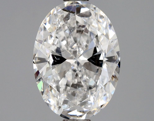 1.5 carat D-SI2 Natūralus Oval Deimantas (1)