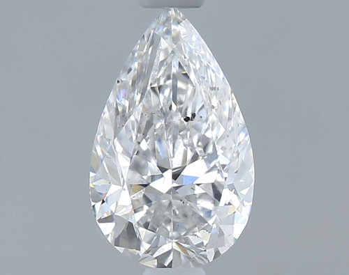 0.7 carat D-SI2 Natūralus Pear Deimantas (1)