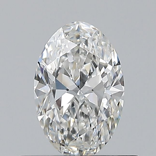 0.5 carat F-VS2 Natūralus Oval Deimantas (1)