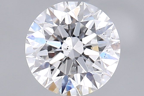 0.56 carat E-SI1 Excellent cut Natūralus Round Deimantas (1)