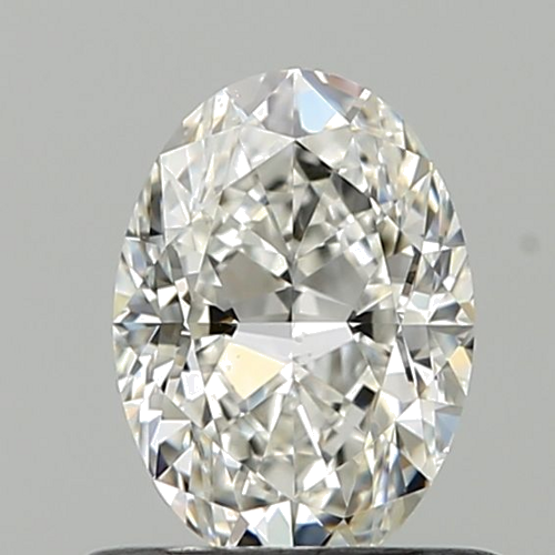 0.6 carat G-SI1 Natūralus Oval Deimantas (1)