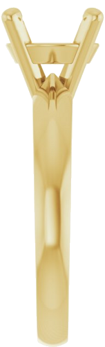 Sužadėtuvių Žiedas „Solitaire“ 14k yellow gold Round 8.6mm (4)
