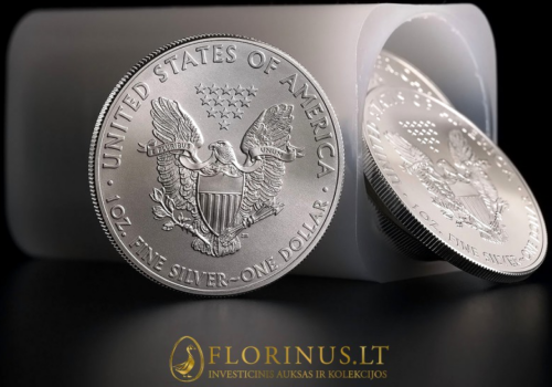 1 oz Amerikāņu ērglis ASV sudraba monēta (Mix gads) (4)